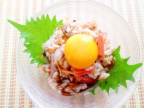 【ヘルシー・簡単】栄養たっぷり純和風ライスサラダ